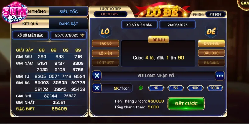 Đề đầu - đuôi, đề 3 càng tại SUMCLUB Đề đầu - đuôi, đề 3 càng tại SUMCLUB
